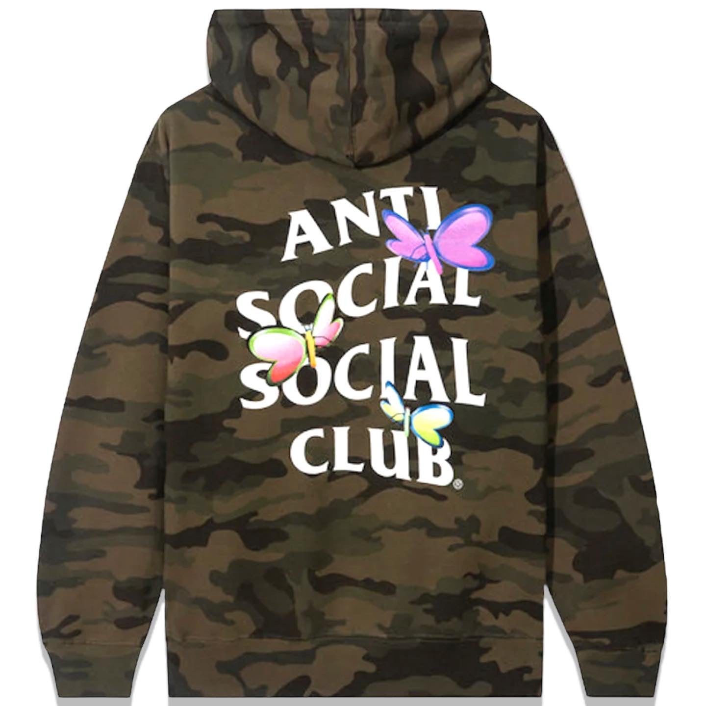 Anti Social Social Club Shell Shock Hoodie Forest Camo |M|