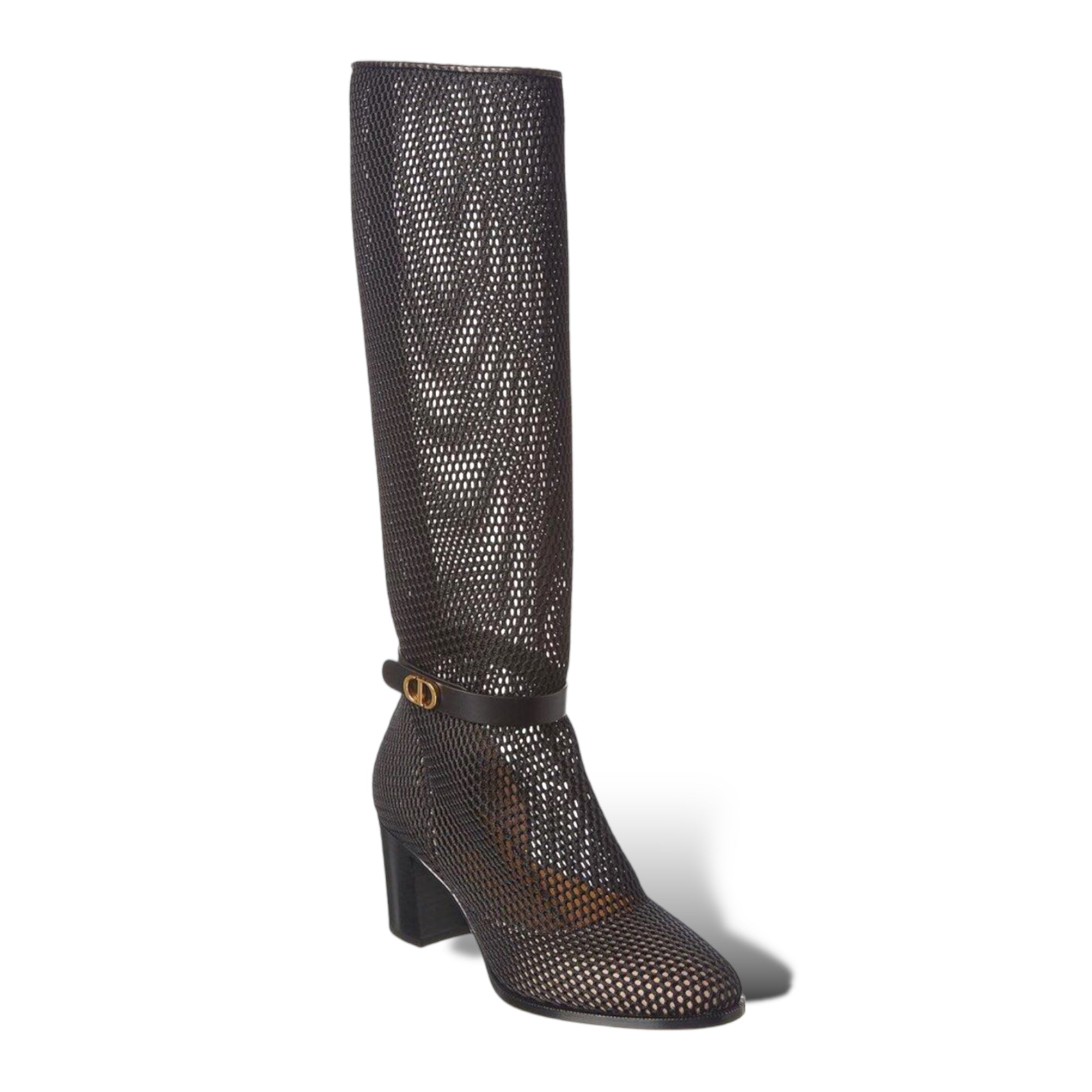 Christian Dior Women's Empreinte Knee High Boots Mesh |Size: US8 | IT