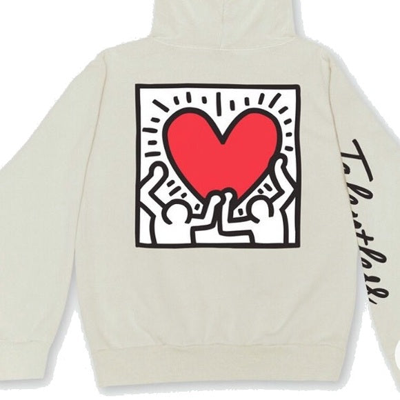 TALENTLESS x KIETH HARING MENS PREMIUM HOODIE RARE