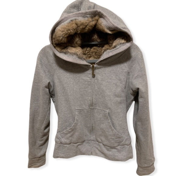 Tna fur lined outlet hoodie