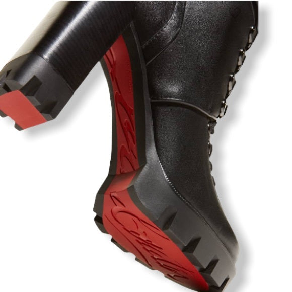 Louis vuitton red hot sale bottom booties