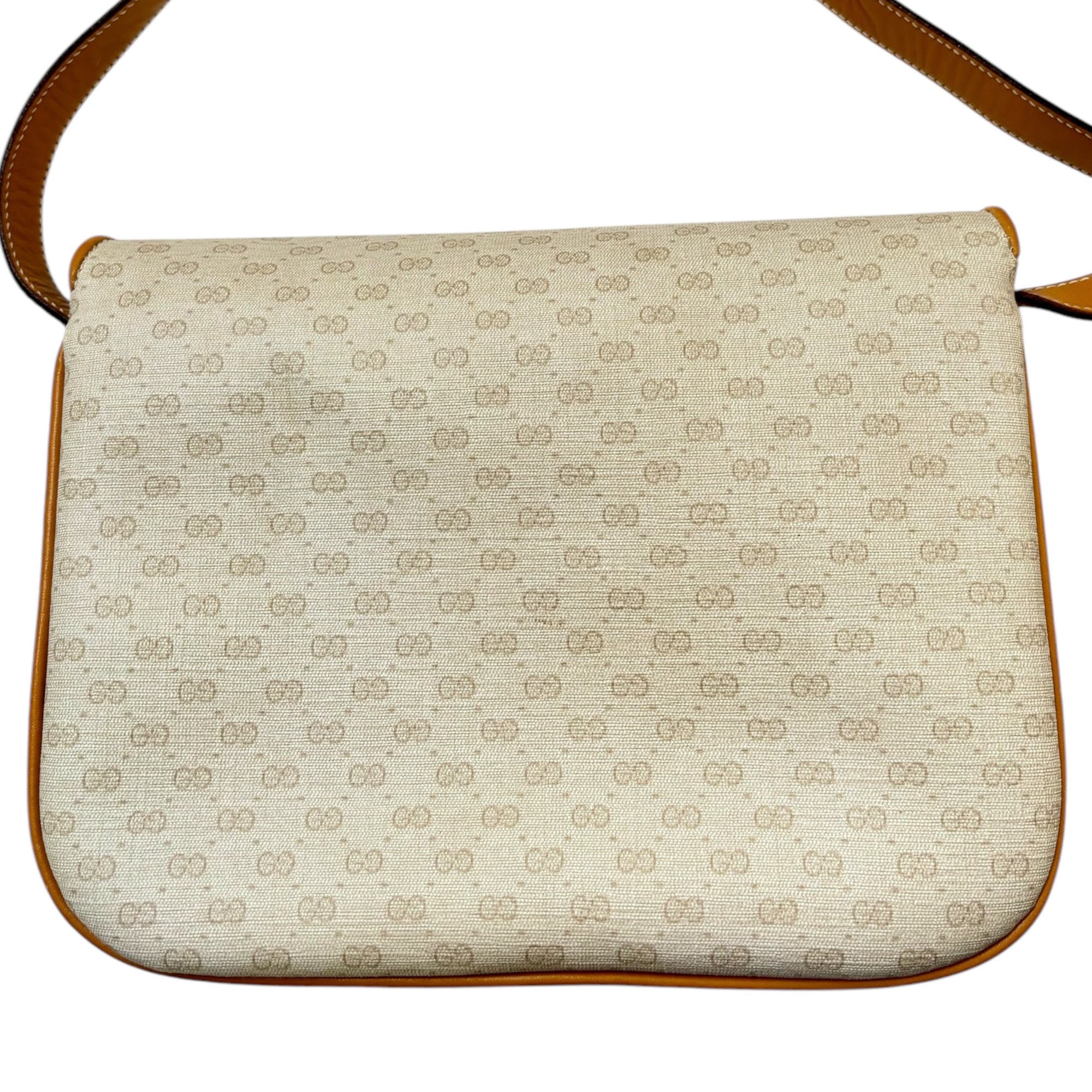 GUCCI Vintage White Micro GG Monogram Shoulder/Crossbody Bag