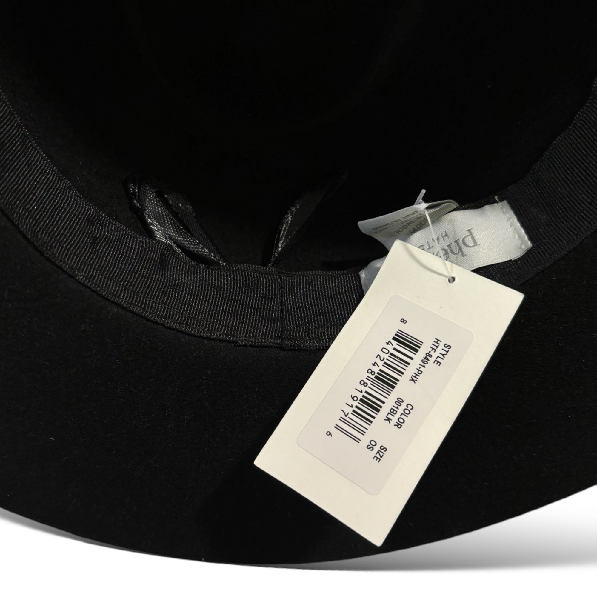 PHENIX Black Wool Hat |O/S|