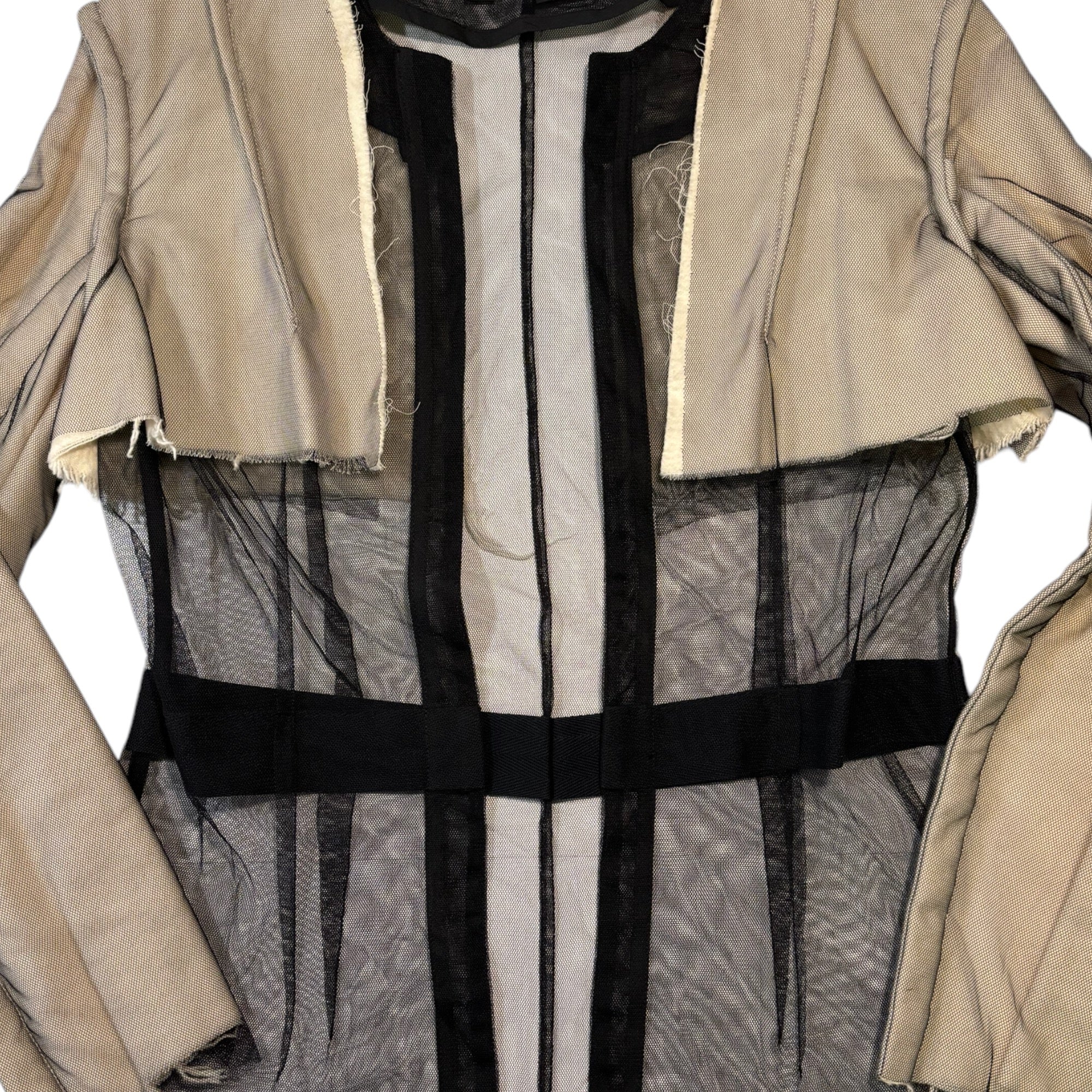 PHOEBE ENGLISH Mesh & Cotton Jacket |Size: Medium|