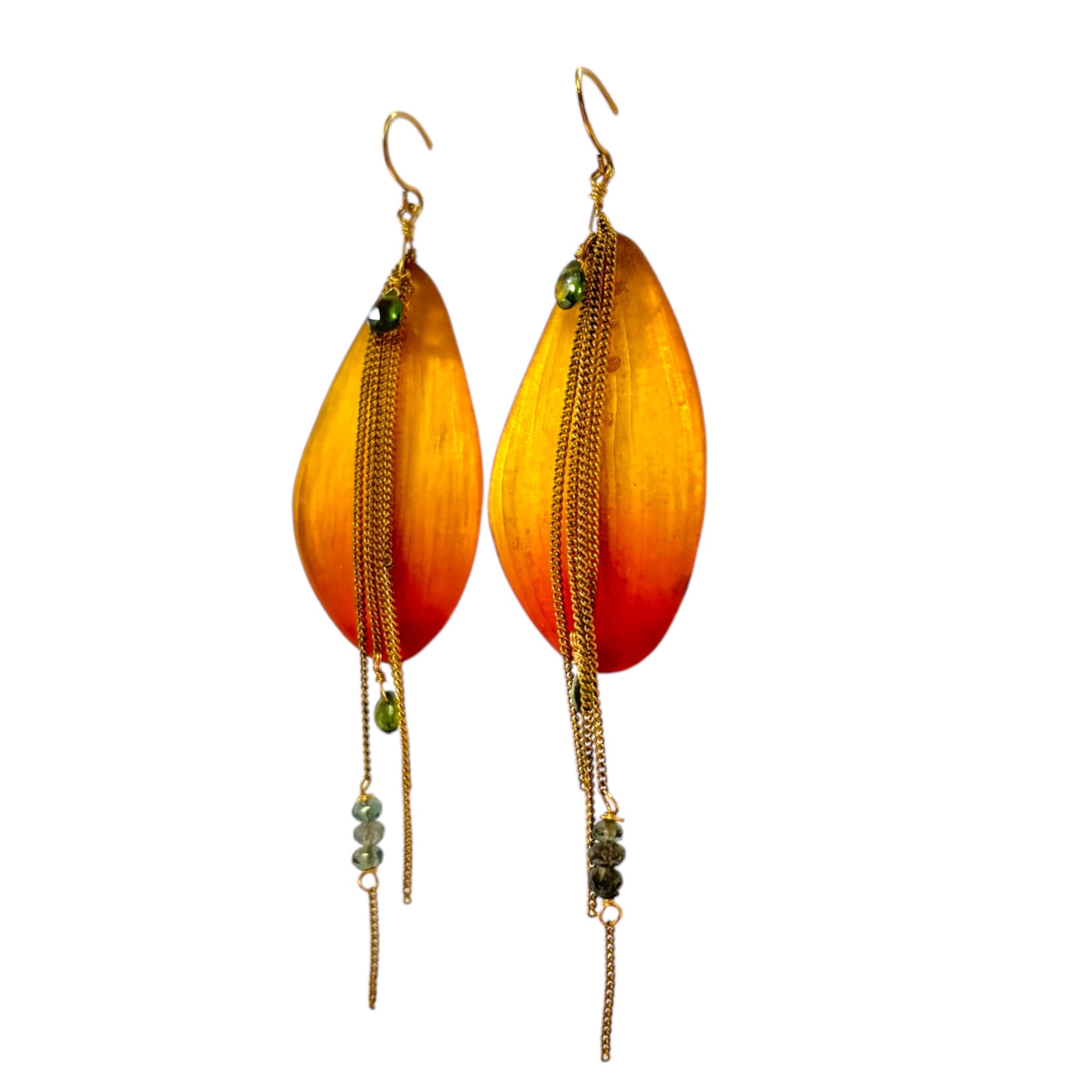 ALEXIS BITTAR Hand Carved Lucite Earrings