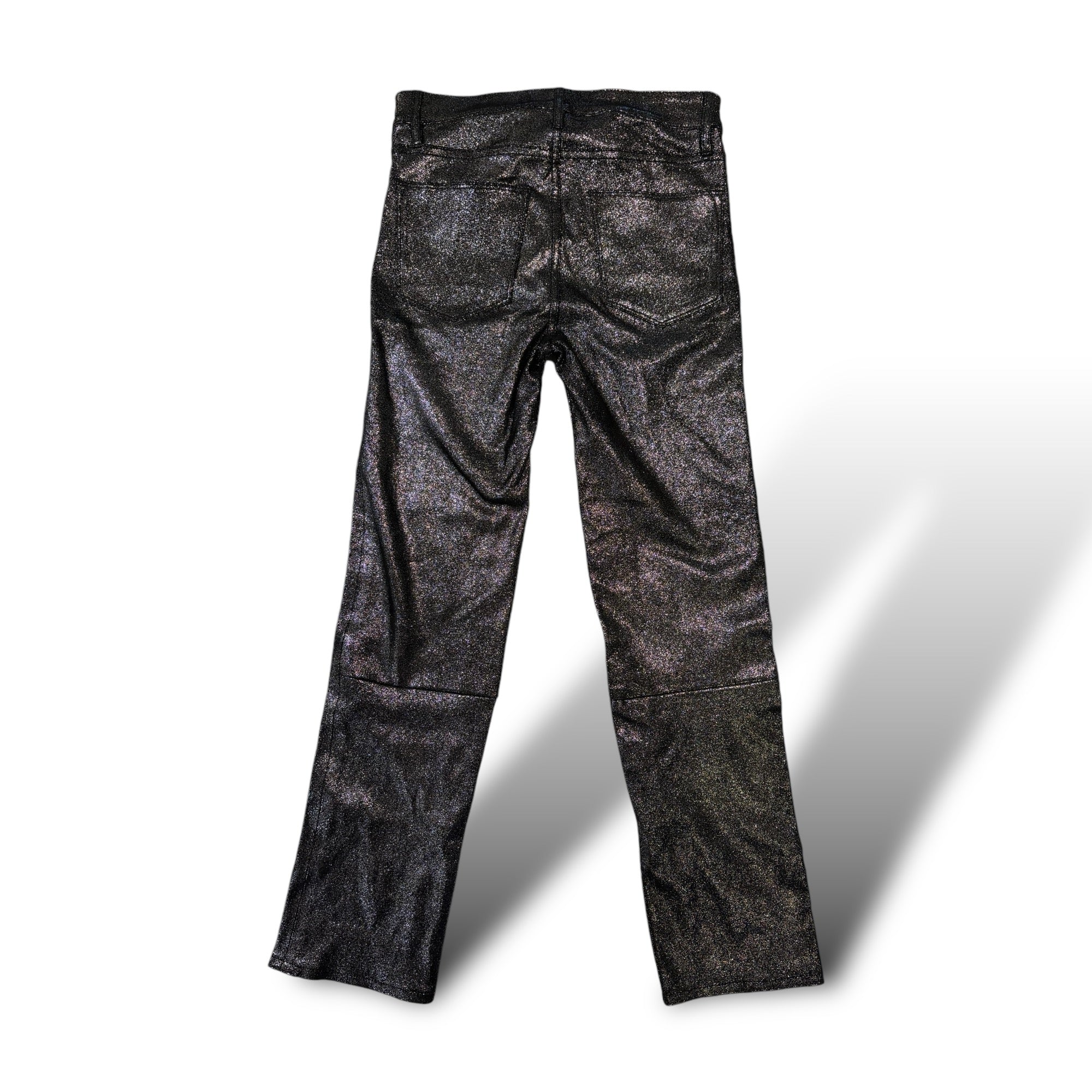 FRAME Lamb Leather High waist Straight Leg Pants |Size:25|