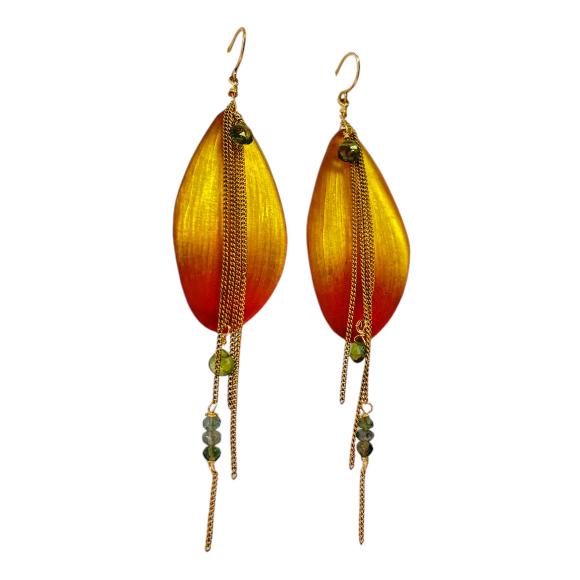 ALEXIS BITTAR Hand Carved Lucite Earrings