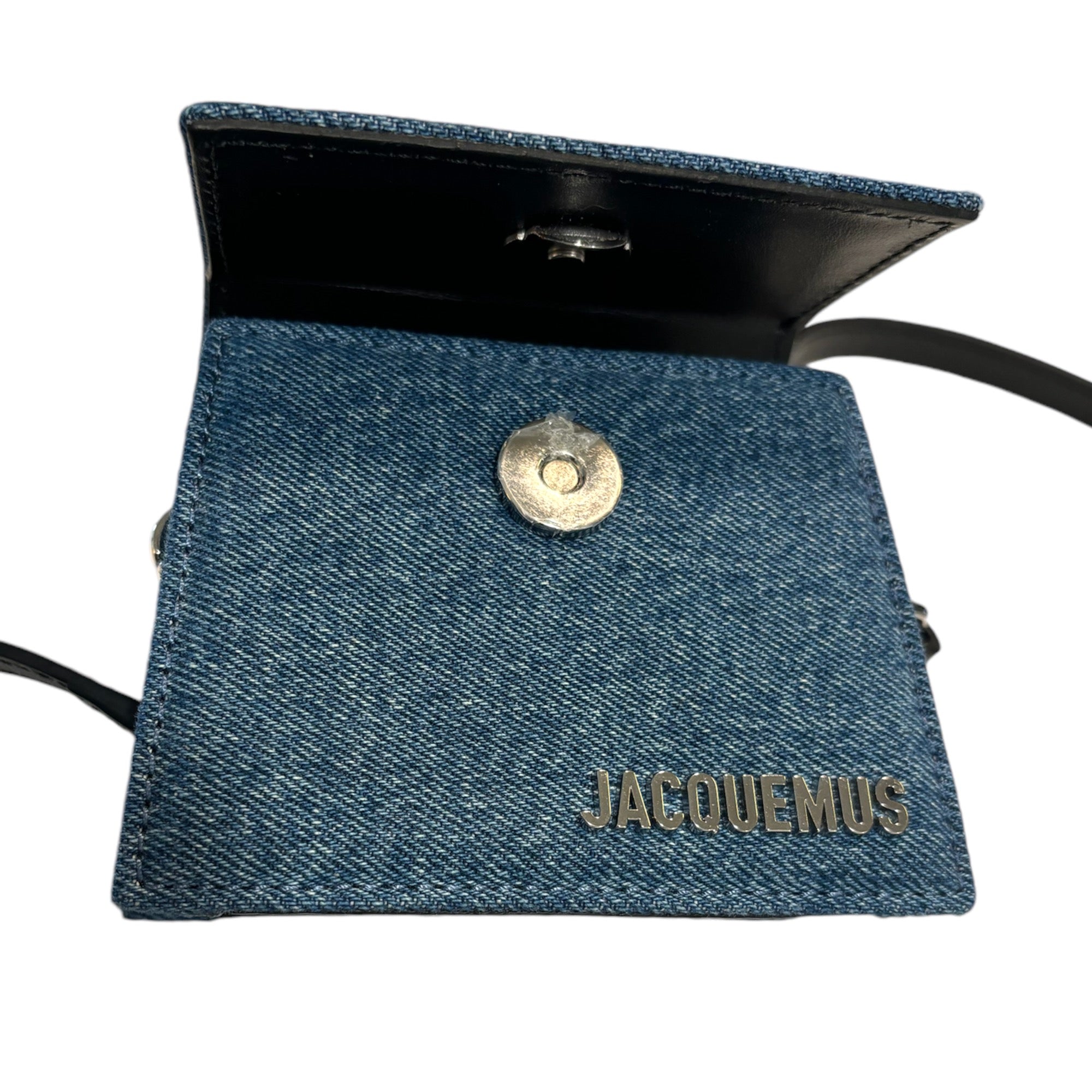 JACQUEMUS "Le Chiquito" Denim Top Handle Bag