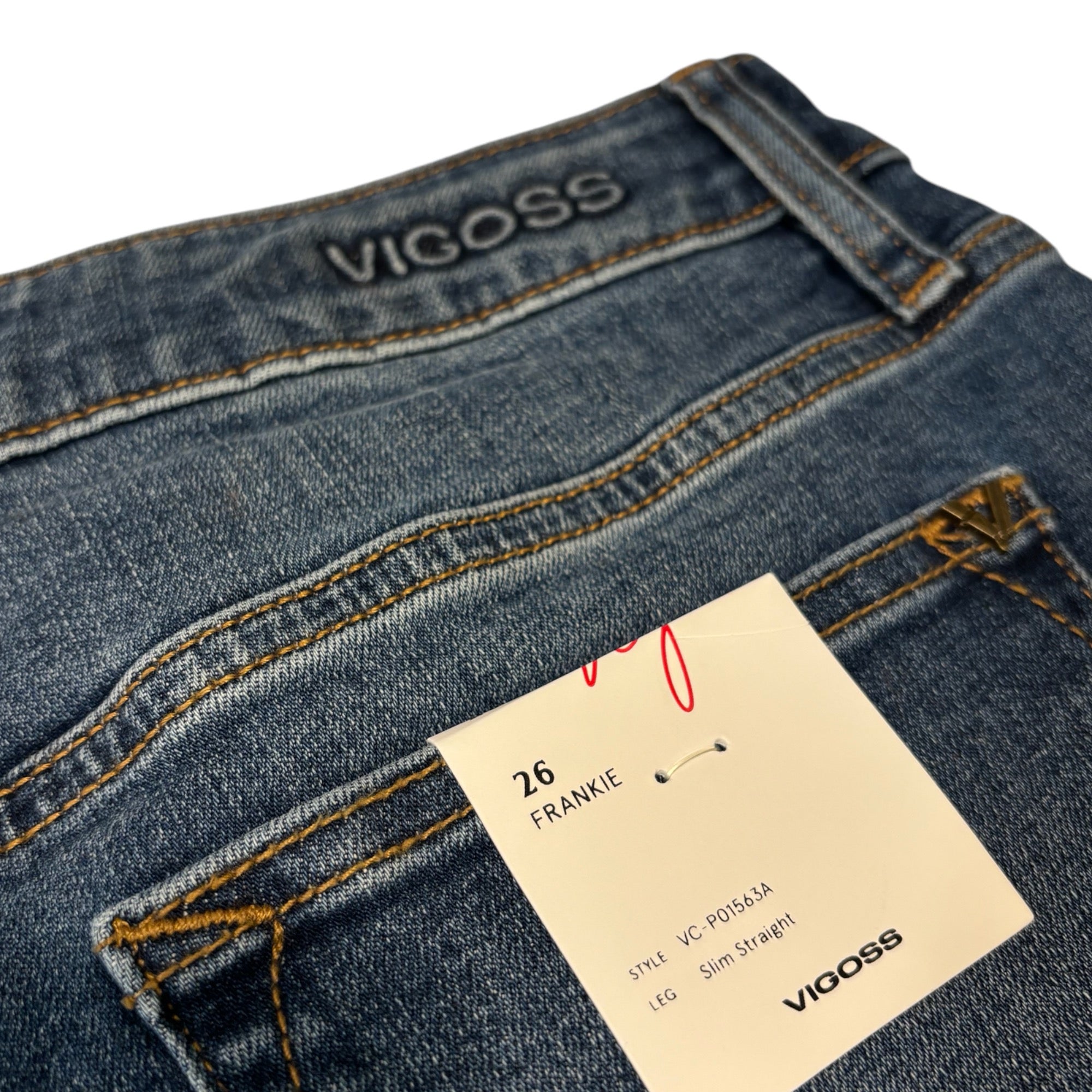 VIGOSS Slim Straight Leg Frankie Jeans |Size: 26|