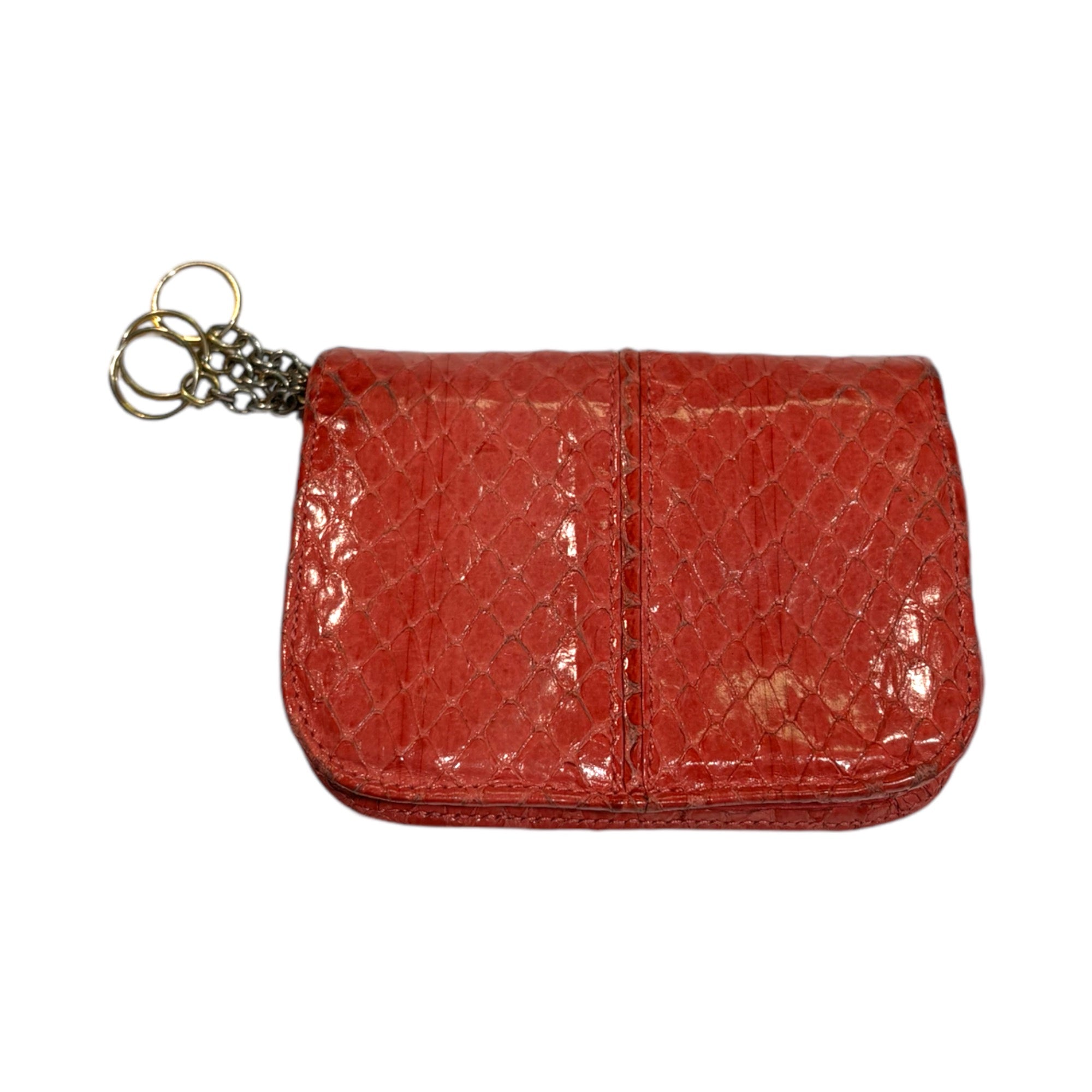 Judith Lieber Vintage Genuine Python Keychain/Coin Pouch