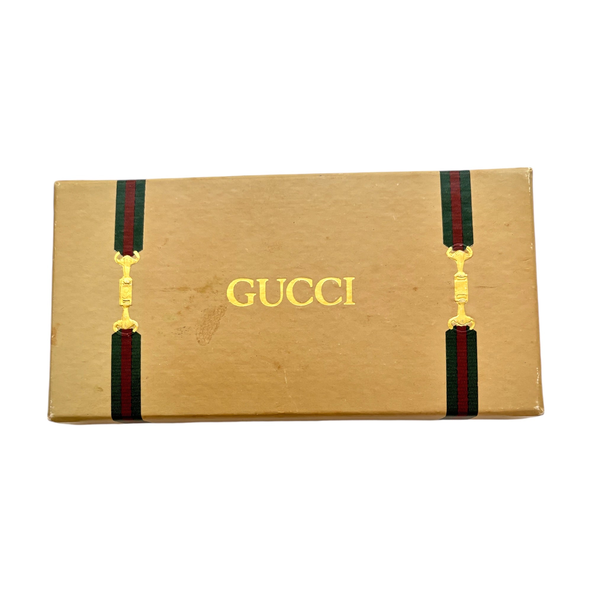 GUCCI Vintage Gold-Tone GG Motif Key Chain