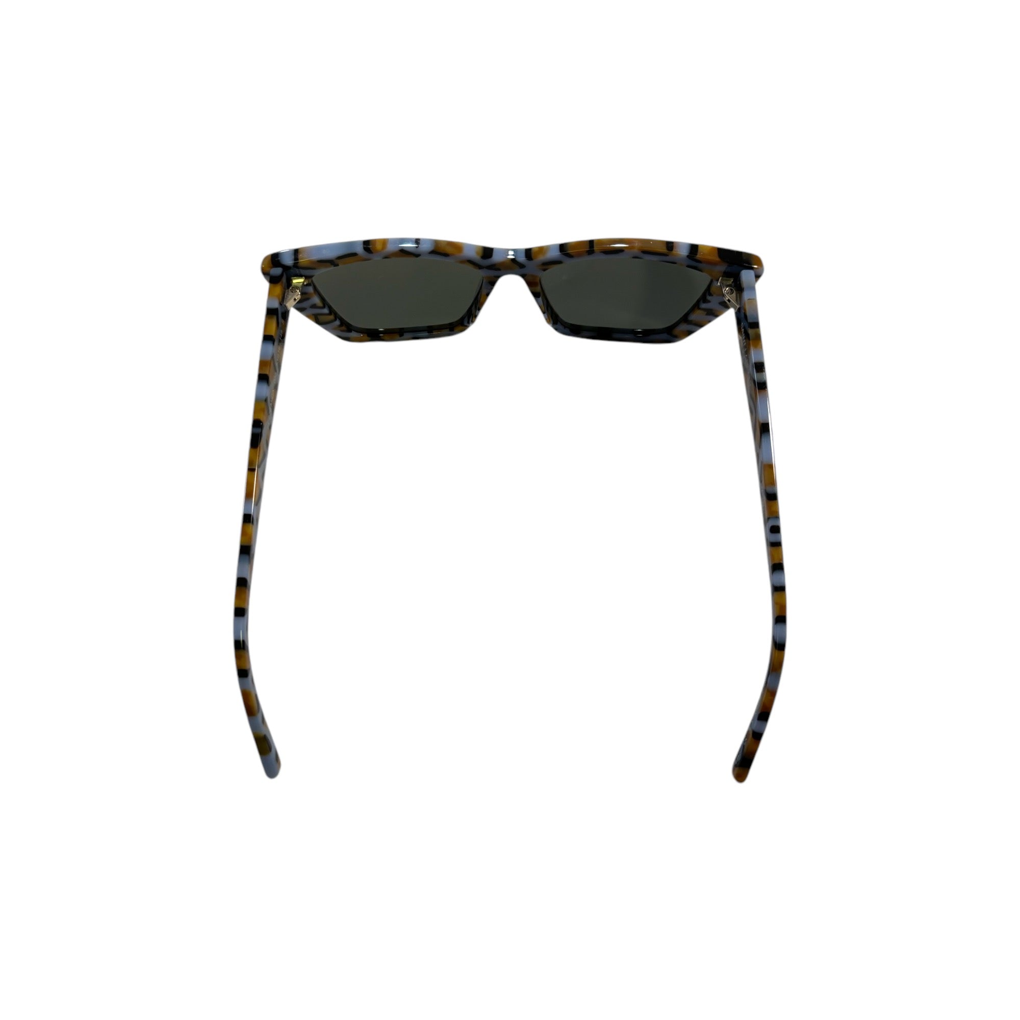 Saint Laurent Violet/Grey Cat Eye-Frame Acetate Sunglasses