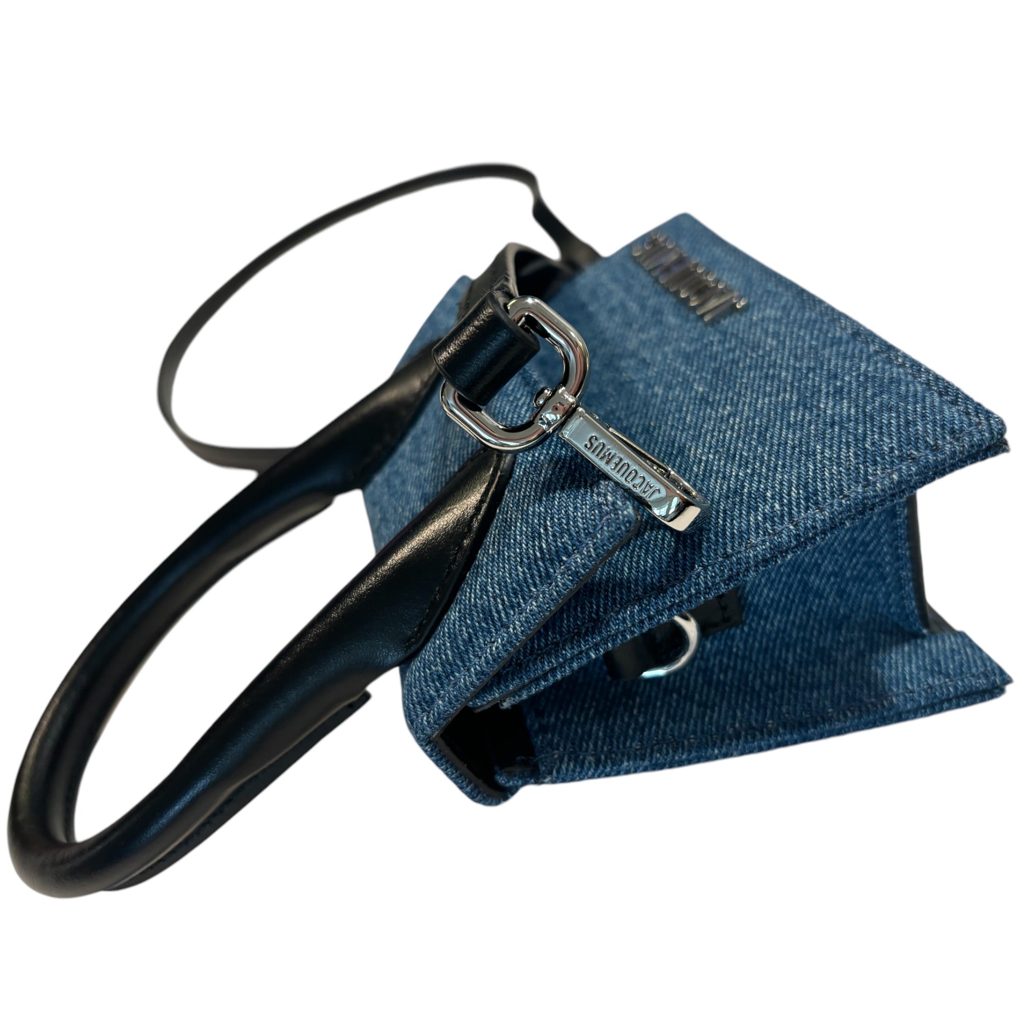 JACQUEMUS "Le Chiquito" Denim Top Handle Bag