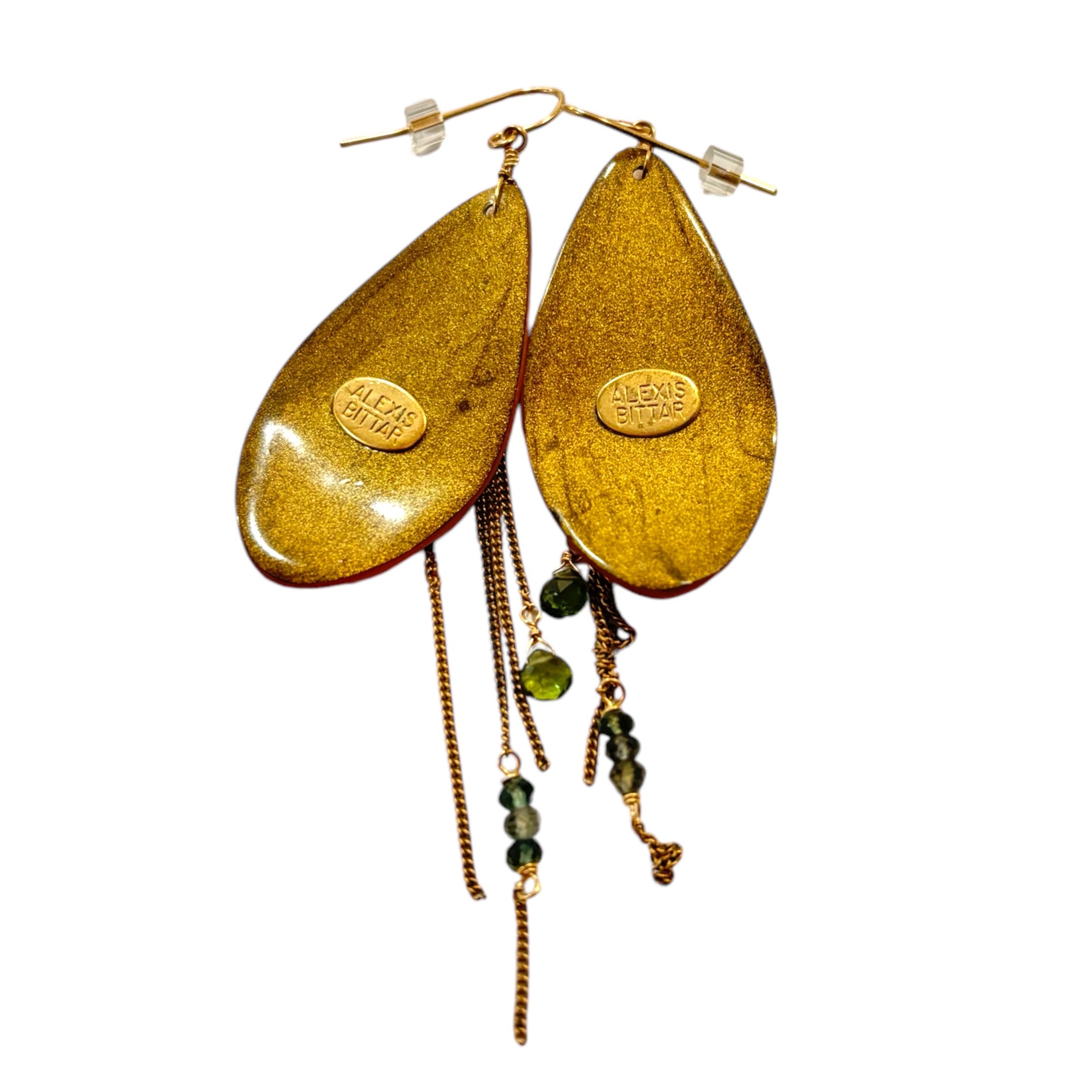 ALEXIS BITTAR Hand Carved Lucite Earrings