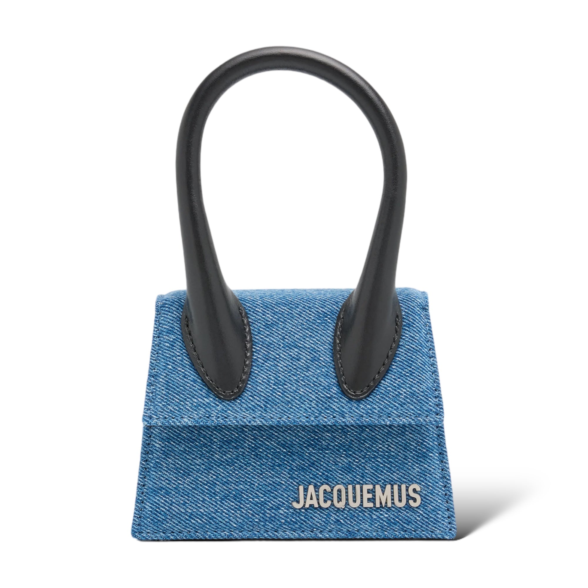 JACQUEMUS "Le Chiquito" Denim Top Handle Bag