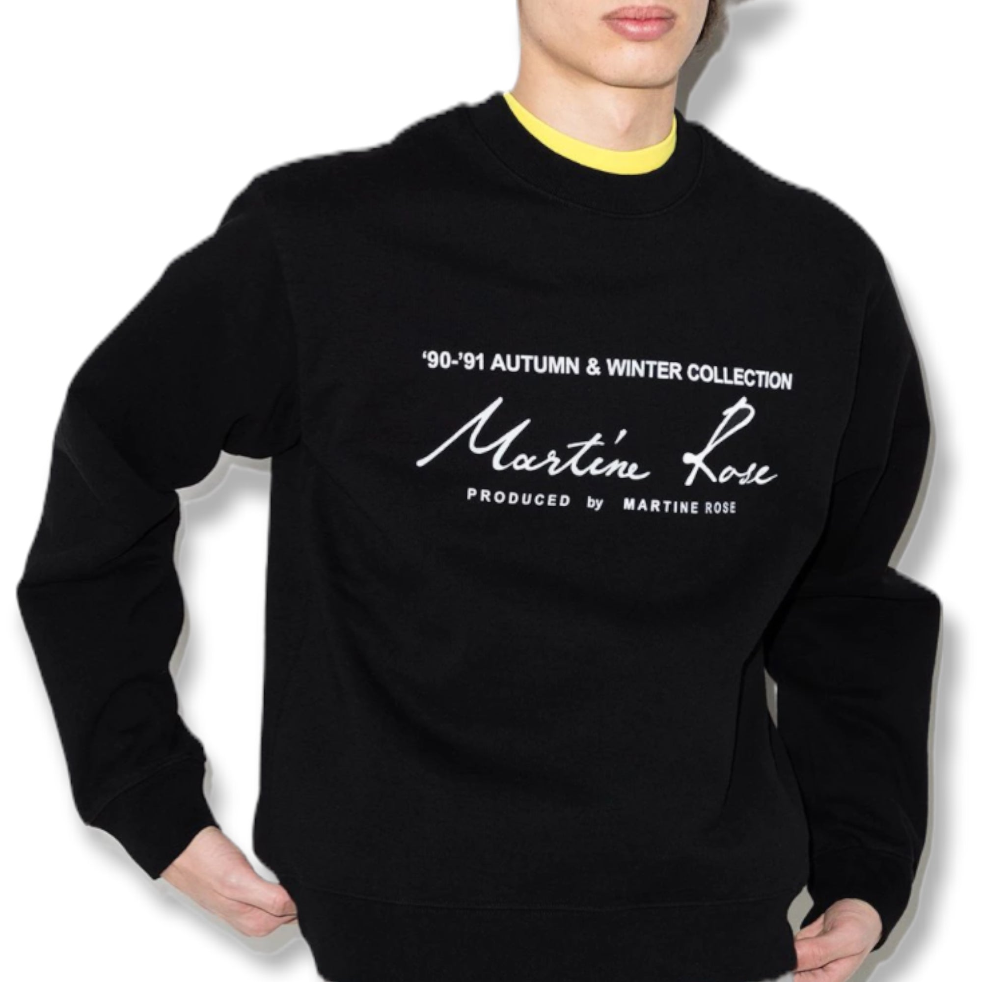 Martine Rose logo print crew neck sweatshirt Size XL