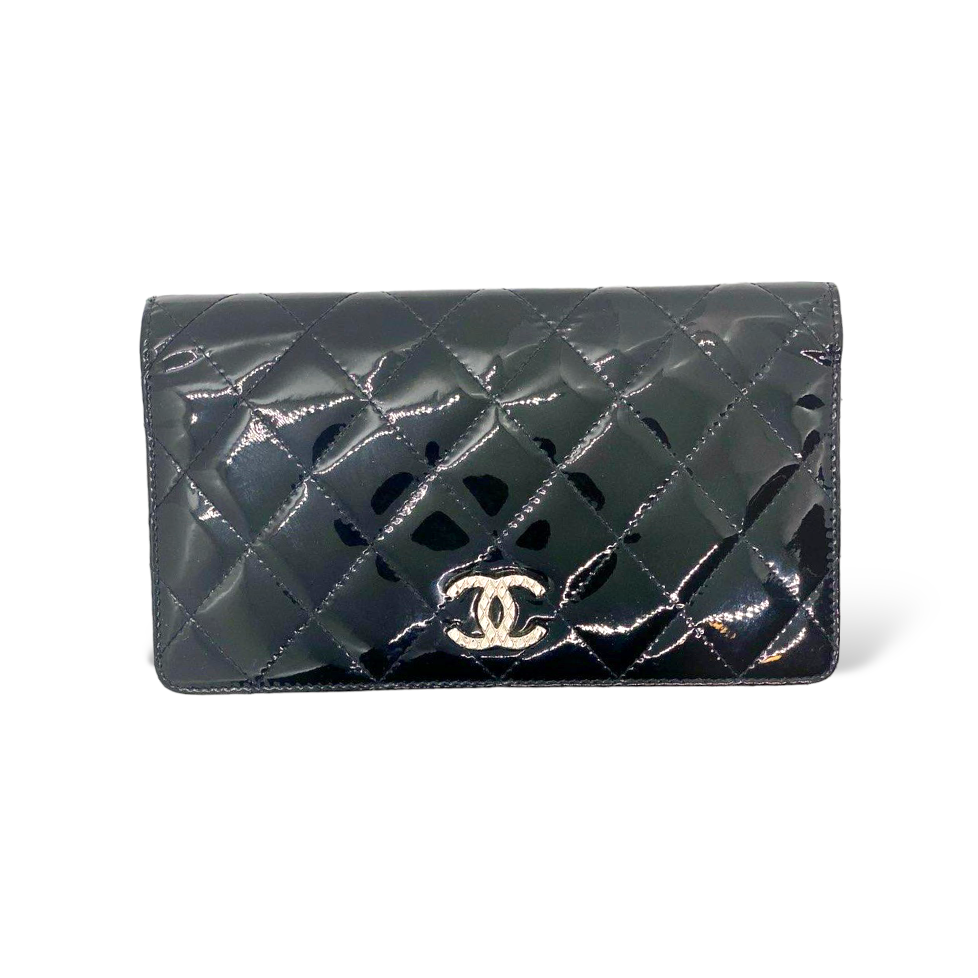 Black Patent Leather Wallet