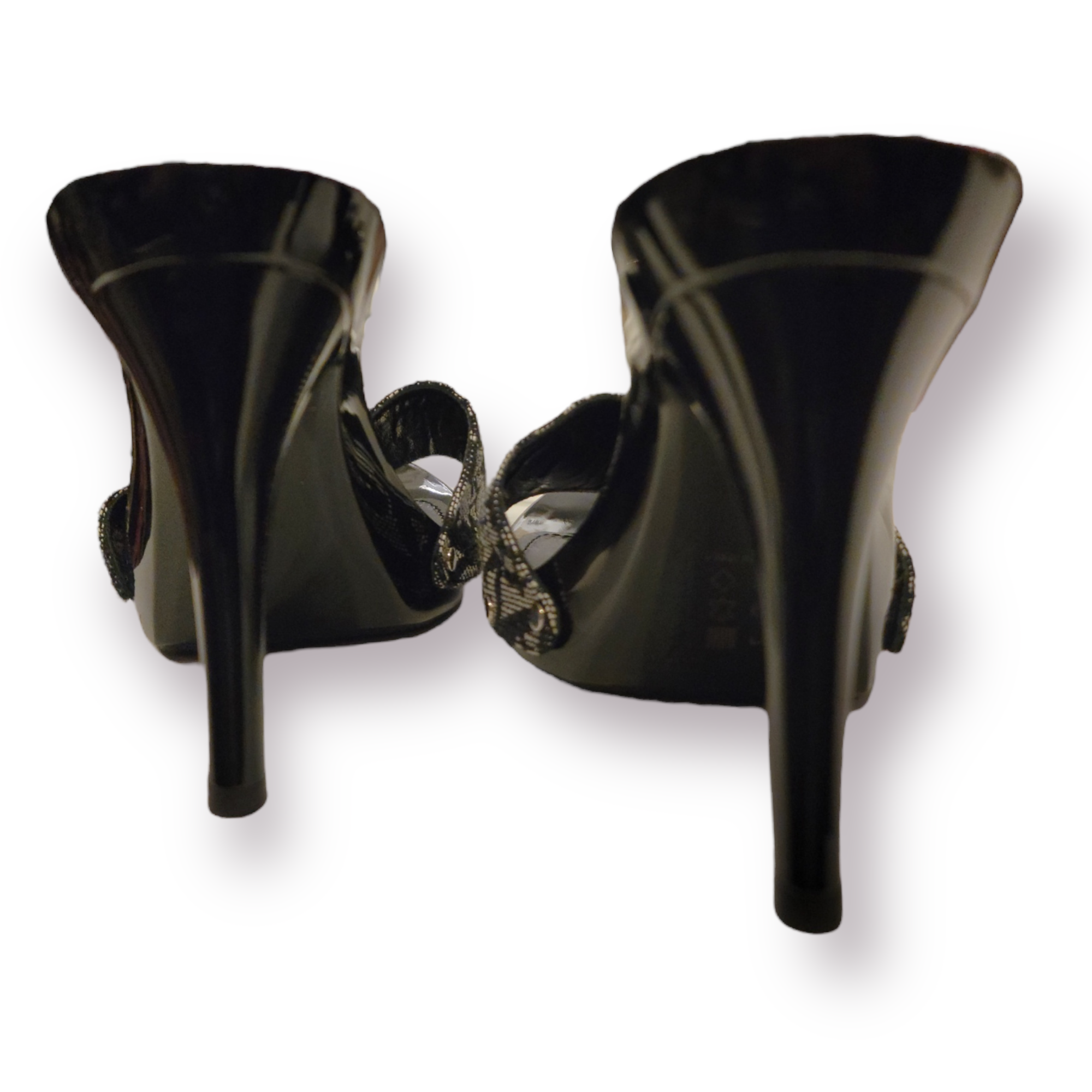 Louis Vuitton Womens Stiletto Pumps & Mules, Black, IT38