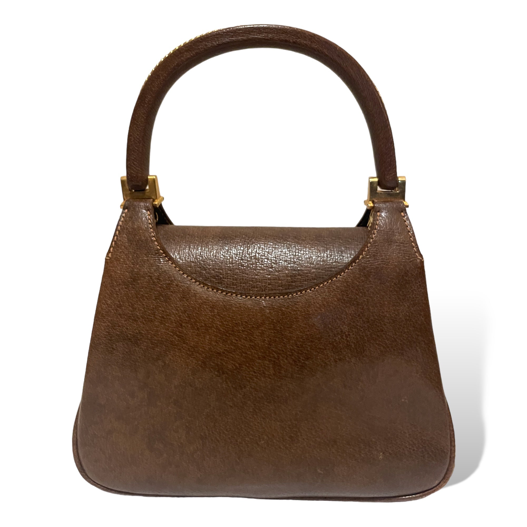 PRE LOVED] Prada Re-edition mini bag in Gold Saffiano Leather