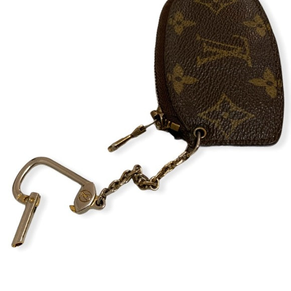 Old Louis Vuitton Coin Purse with Keychain